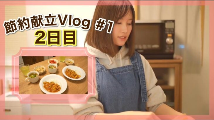 【節約献立Vlog#1】2日目🍳ハヤシライス 他｜1500円以内で作る3日間の晩ごはん