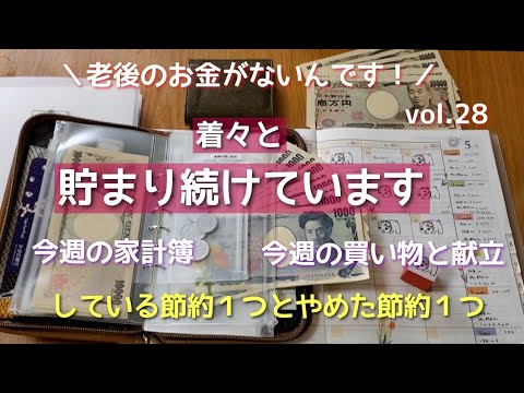 【老後のお金がないんです！】節約にも合う合わないがある?/増え続ける残し貯め貯金/今週の家計簿