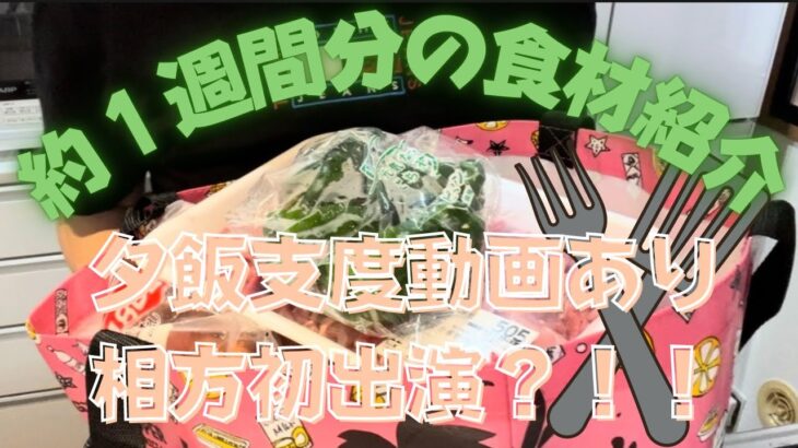 【彼氏初出演？！】【１週間分の食材紹介】【購入品紹介】【スーパー】【夕飯準備】【2人暮らし】【同棲】【今日の献立】【節約生活】【男飯系】【自炊】