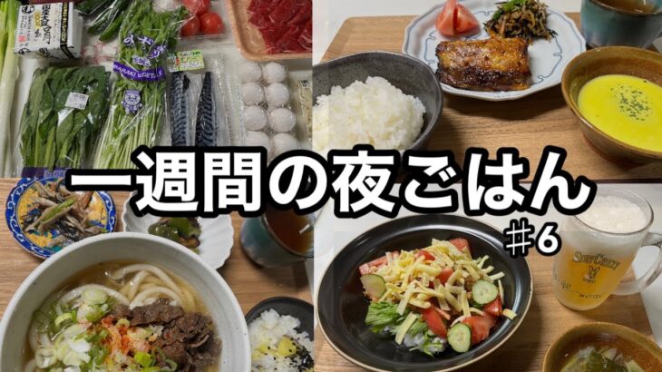 【1週間献立#6】まとめ買い5,000円以内で作る5日間の夜ご飯　好きな家事、嫌いな家事