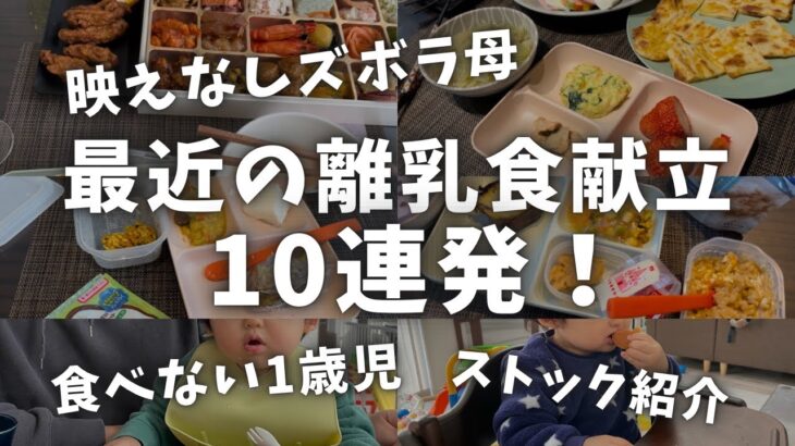 【離乳食紹介】食べない1歳児の献立簡単レシピベビーフード手づかみストック紹介！