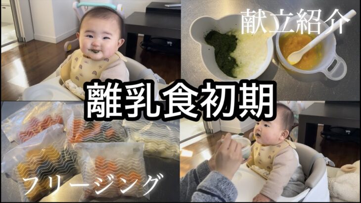 【生後6ヶ月】簡単！2週間分の離乳食の作り方！献立紹介もしたよ＾ー＾