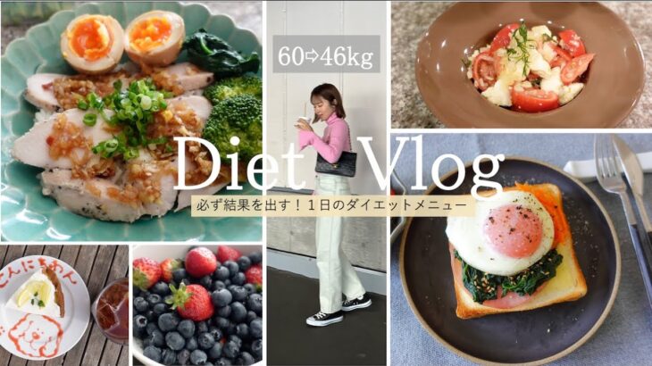 【60→46kg】必ず結果を出す！１日のダイエットメニュー【Diet Vlog26】