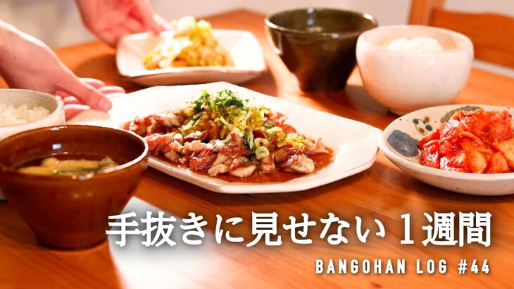 【1週間の夕飯】春キャベツ使い切り！春の手抜きに見えない手抜き晩御飯🥬｜平日5日間の献立レシピ