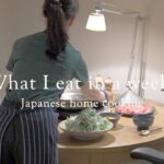 What I eat in a week/1週間夜ごはん献立/5つの家庭料理/平日/夫婦二人分