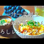 管理栄養士の簡単一汁一菜ごはん/料理/レシピ/献立/管理栄養士/料理動画
