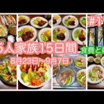 #110【５人家族15日間の食費と献立】色々と手抜きです