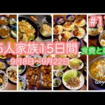 #111 【５人家族15日間の食費と献立】今月のお気に入り料理は根菜のしぐれ煮