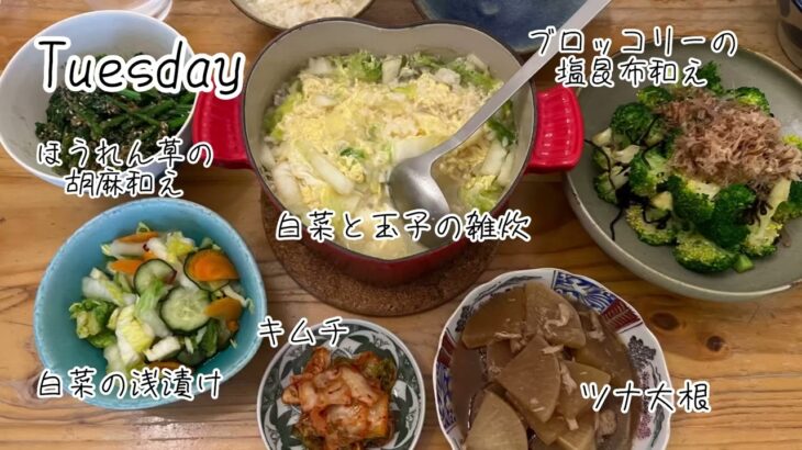 【1週間夜ご飯の献立】フルタイムパート主婦が作る平日5日間、野菜メインの健康&節約メニュー