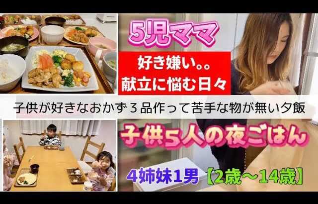 【夜ご飯】マヨネーズ嫌いチーズ嫌いで献立に悩む日々の夜ご飯作り