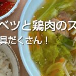 【キャベツと鶏肉のスープ】春キャベツで簡単！おかずスープの作り方