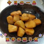 今日の簡単一品料理【里芋の照り煮】お酒の肴、献立に♪#４７