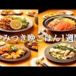 【1週間の夕飯】ひとくちで家族の胃袋をギュッと掴む晩ごはん5日間｜がっつり簡単レシピ