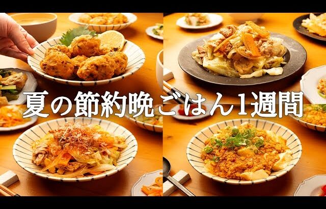 【1週間の晩御飯】家族の心をグッと掴んで離さない！夏に負けない節約献立5日間