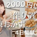 【夜ご飯献立】平日楽する作り置き♪値下げ商品でかしこく節約！時短にもつながる♪/下味冷凍/冷凍おかず/家事貯金/節約主婦/主婦vlog　料理vlog vol.29