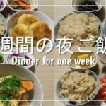 【夜ご飯】2人暮らし1週間の夜ご飯を3500円で作ってみた