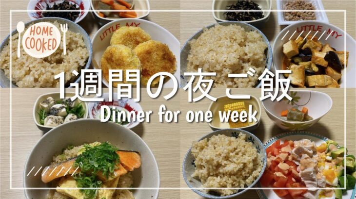 【夜ご飯】2人暮らし1週間の夜ご飯を3500円で作ってみた