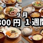 【夜ご飯 1週間献立】おかず3300円5日献立(2024年9月)2人暮らし (562)