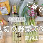 【夜ご飯献立】見切り野菜で３日間献立♪肉じゃがやお好み焼きと、ガッツリ満足献立に♪/簡単美味しく安く♪節約主婦/主婦vlog　料理vlog vol.44