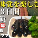 【３日間の晩ご飯献立】秋の味覚を楽しむ！旬の野菜たっぷり晩ごはん【節約主婦の夕飯】