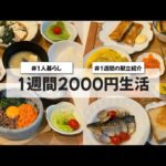 【料理Vlog】【1週間2000円生活】〜1人暮らしOLの30分で作る1週間の自炊記録〜  石焼ビビンバ/鯖のアクアパッツァ/肉豆腐/かぼちゃレシピ